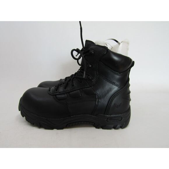 Thorogood Mens 8 Black Leather Laces Composite Toe Work Boots main image 8
